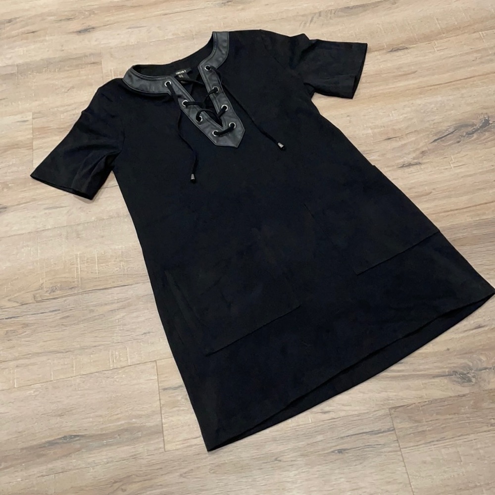 Forever 21 suede dress.